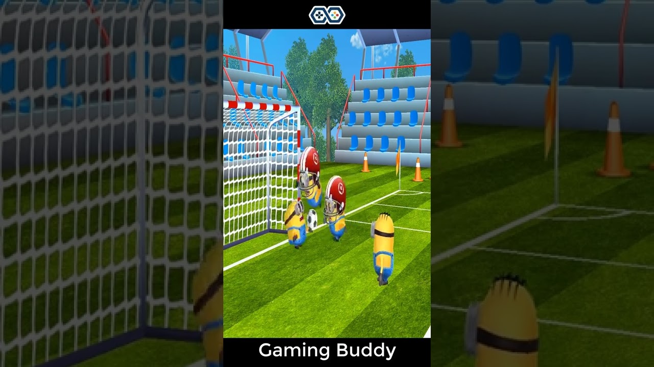 Minion Rush Dave Carl Jerry Mel in a Football Match | | #minions #shorts