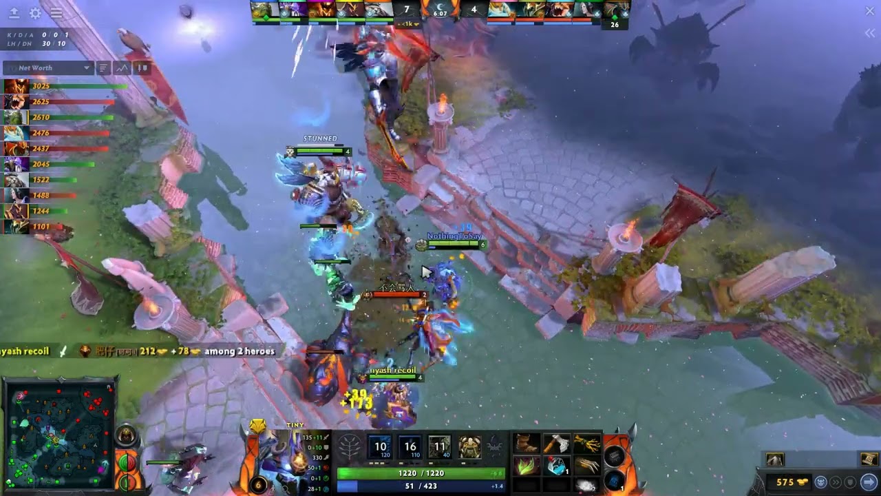 NothingToSay - Tiny Midlane | Dota 2 7.32d Gameplay
