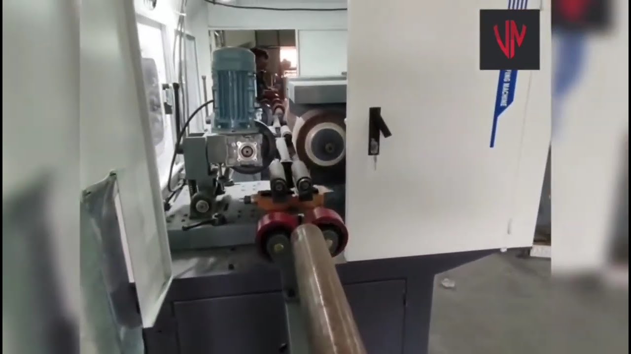 CNC Round Bar / Tube Buffing, Polishing & Grinding Machine ll VN MACHINES ll RAJKOT ll 95747 33174