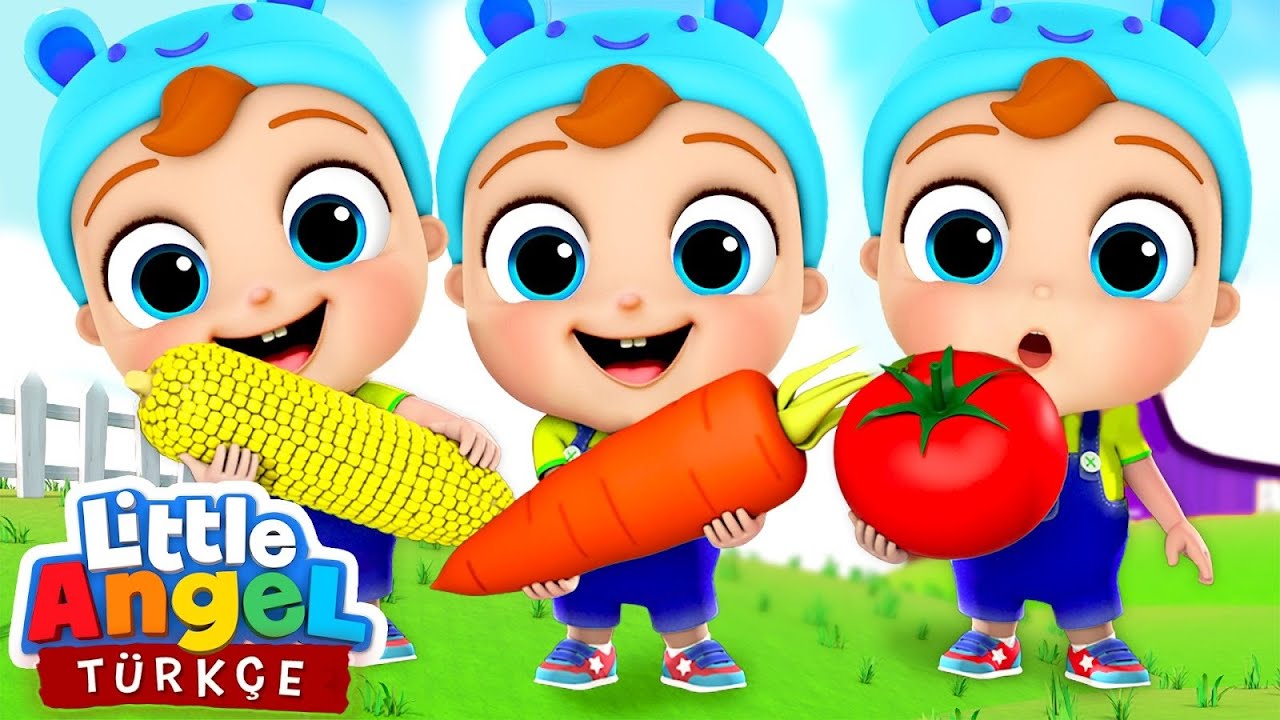 Meyve Fuarı Sevdiğimiz Meyve, Sebzeler | Eğlenceli Ve &Ouml;ğretici &Ccedil;ocuk Şarkıları | Little Angel T&uuml;rk&ccedil;e