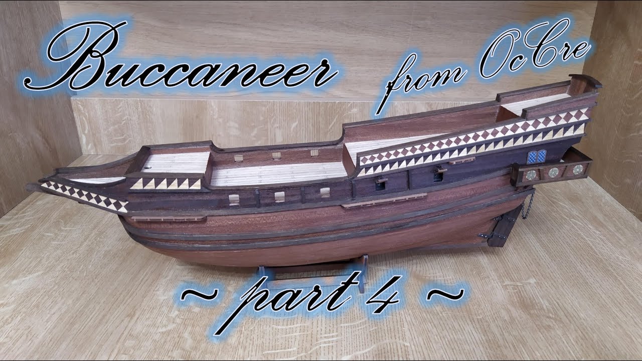 Buccaneer - hull's decorations & rudder