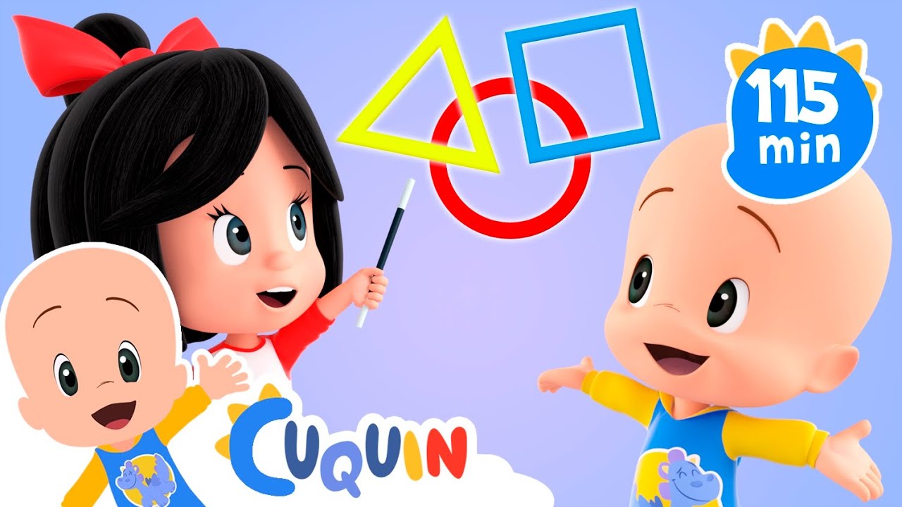 Aprenda as formas e muito mais com Cuquin | Desenhos animados para bebês