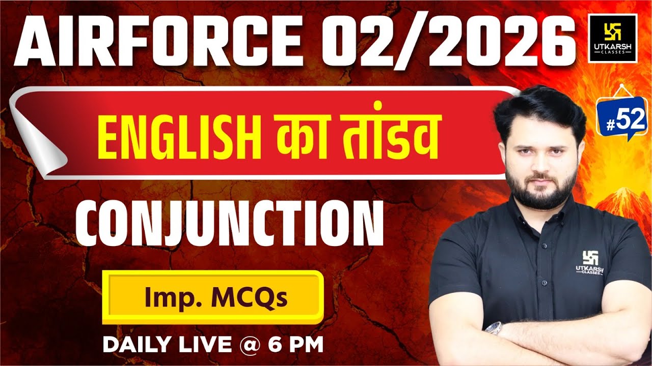 Airforce  2025 | Conjunction | Utkarsh Defence Academy | Vikas Sir