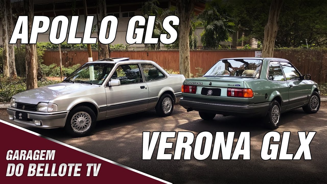 Apollo GLS (33 mil km) e Verona GLX (42 mil km), ícones da Autolatina | Garagem do Bellote TV