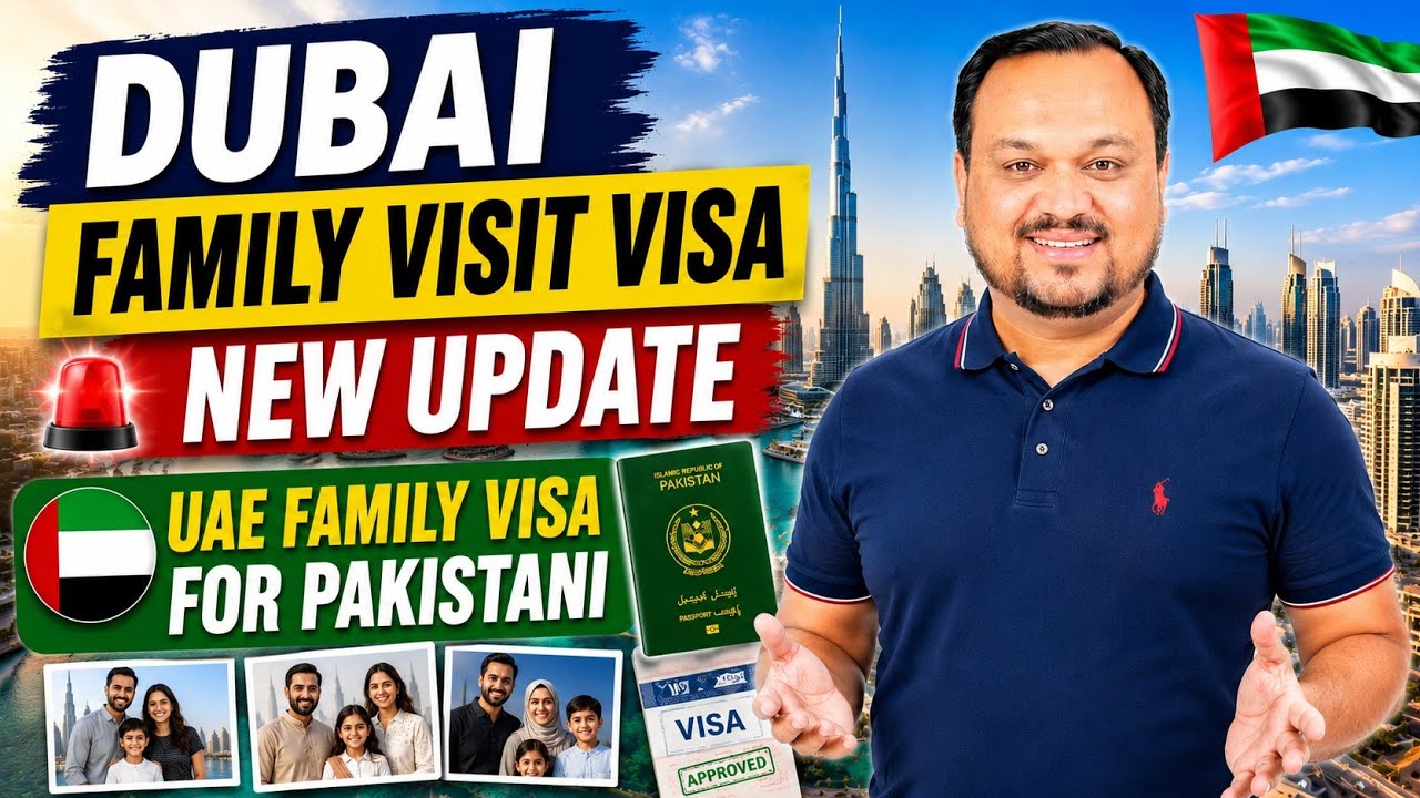 Dubai visa new rules | Family visit visa update for Pakistanis