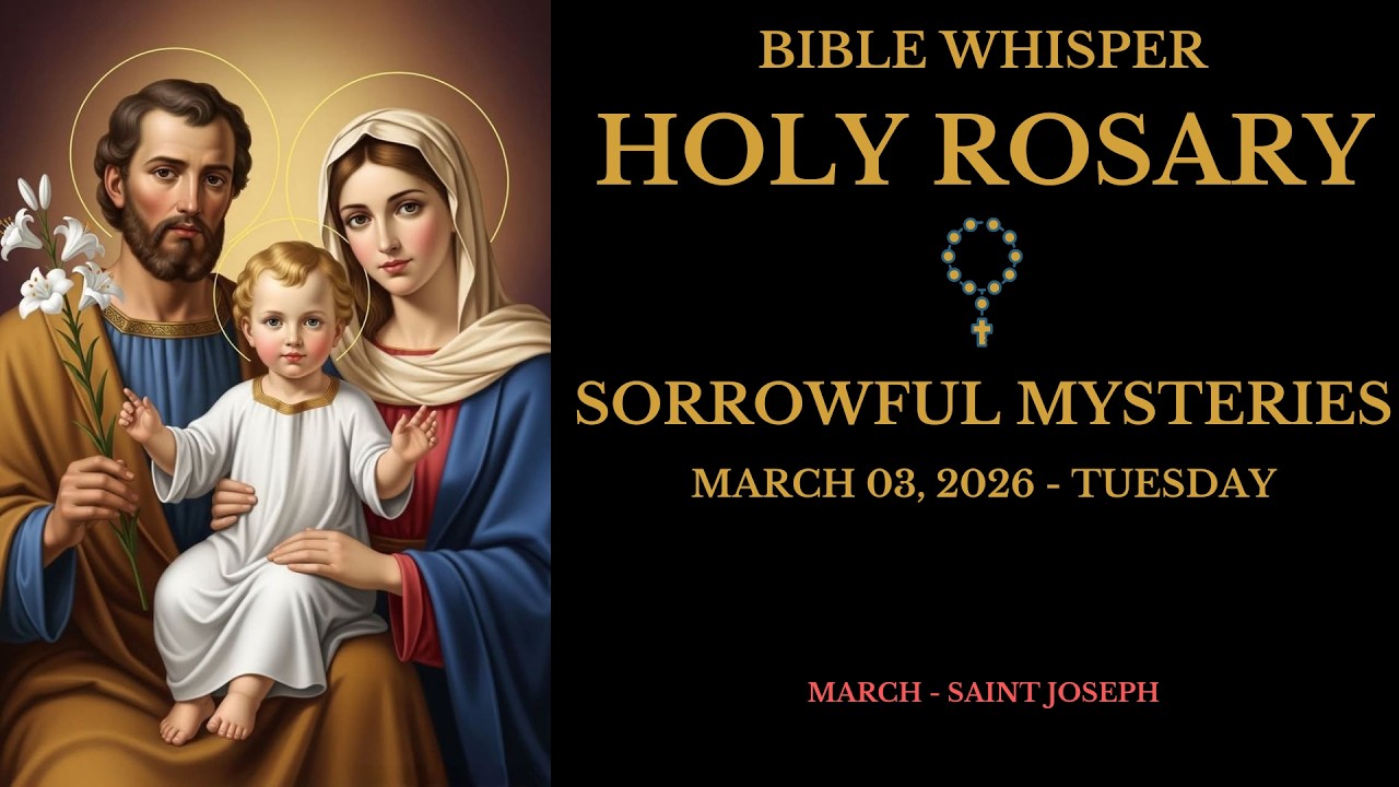 03 MAR 2026 - HOLY ROSARY | SORROWFUL MYSTERIES | PRAYING TOGETHER 🙏🏻