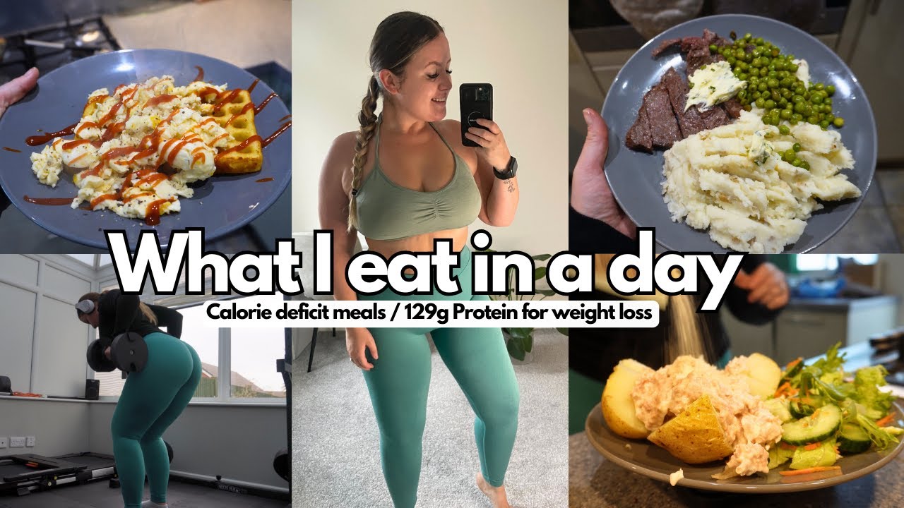 WHAT I EAT IN A DAY in a calorie deficit | High protein meals for weight loss (UPDATE)