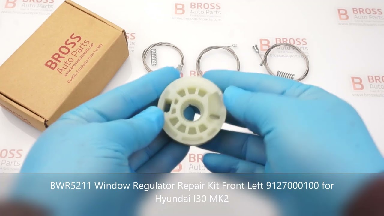 BWR5211 Window Regulator Repair Kit Front Left 9127000100 for Hyundai I30 MK2