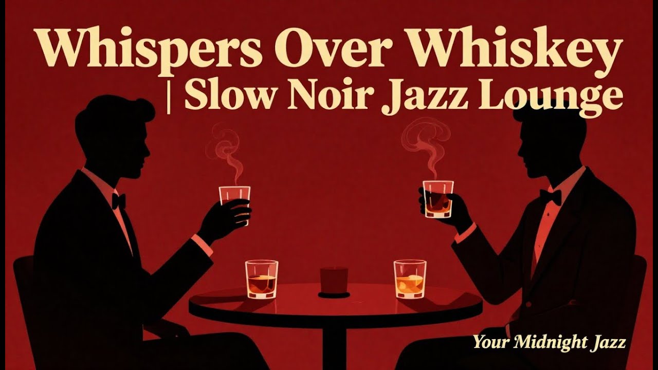 Whispers Over Whiskey 🥃 | Slow Noir Jazz Lounge