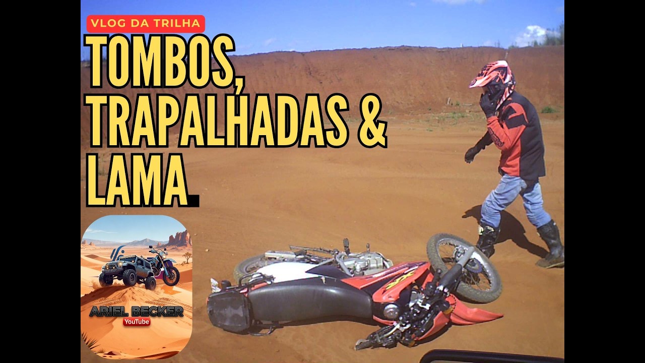 VLOG DA TRILHA- TOMBOS, TRAPALHADAS E LAMA
