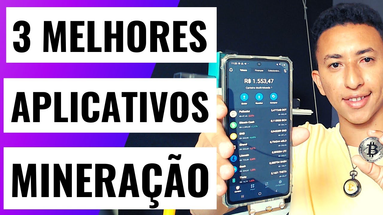 Top 3 melhores aplicativos de minera&ccedil;&atilde;o de Criptomoedas