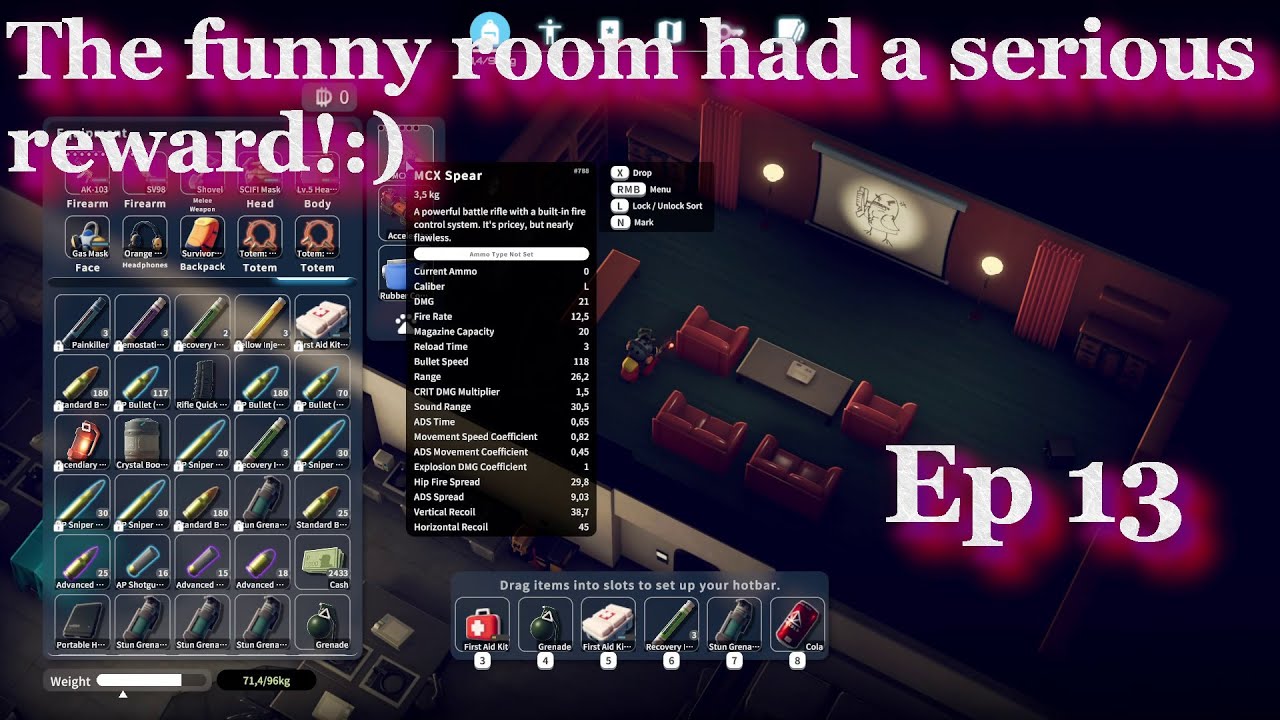 Escape from Duckov - Ep 13 - First time in J-Lab - Screening Room MCX Spear - Star Map - Beacon 4