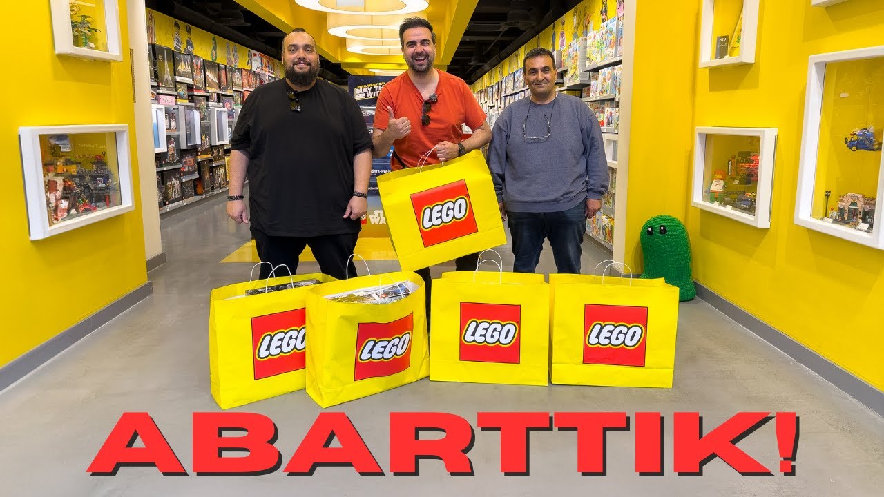 LEGO ALMANYA ALIŞVERİŞİ ! BEDAVA LEGO ALDIM !