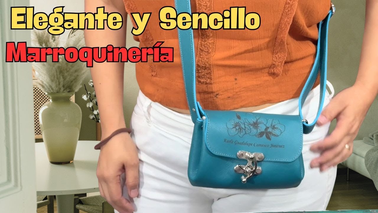Cómo hacer una Carterita de cuero, #marroquinería