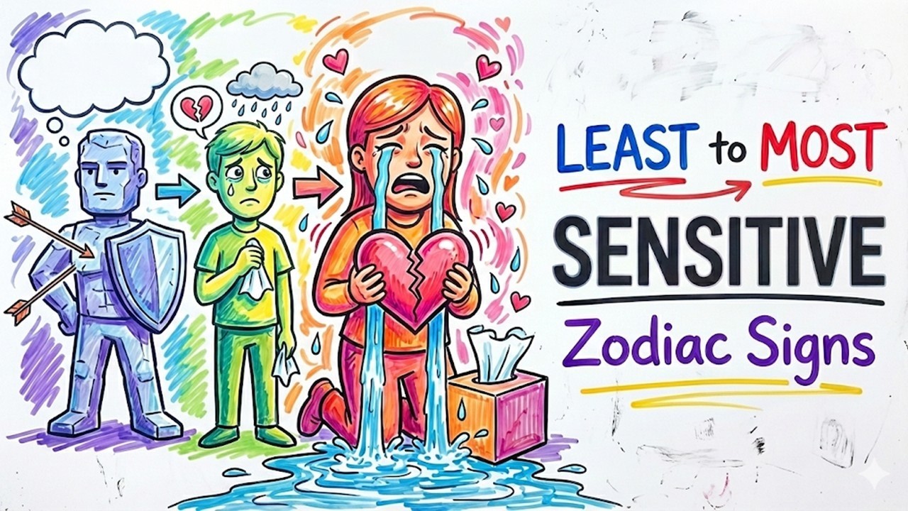 Least to Most Sensitive Zodiac Signs