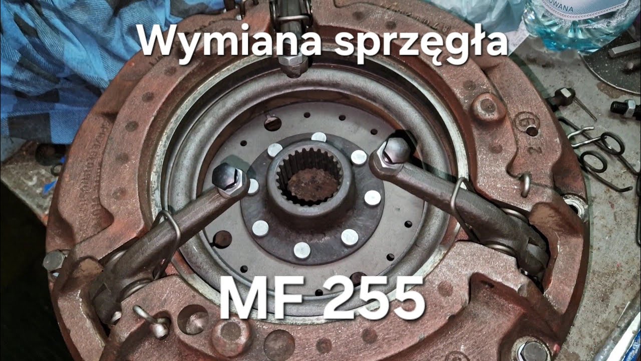 Sprzęgło, uszczelniacz wału i łożysko oporowe MF 255