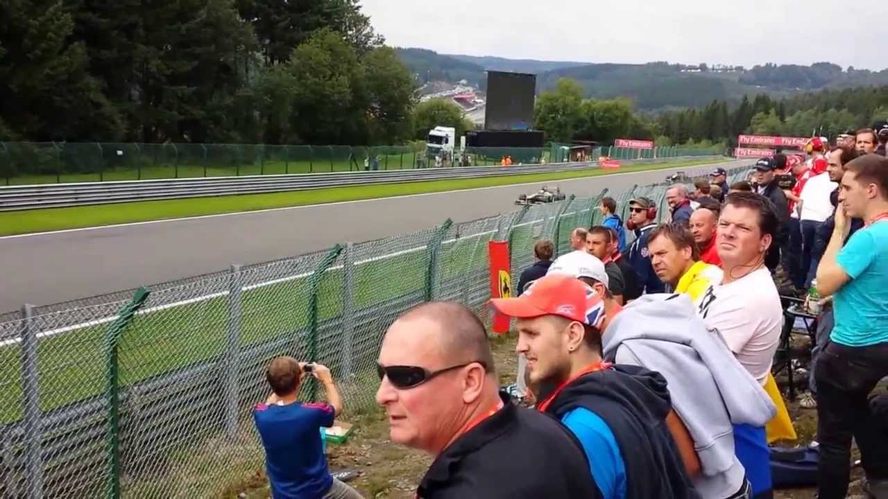 Formula 1 Spa 2013 Belgian Grand Prix Kemmel Straight Bronze F1 Race