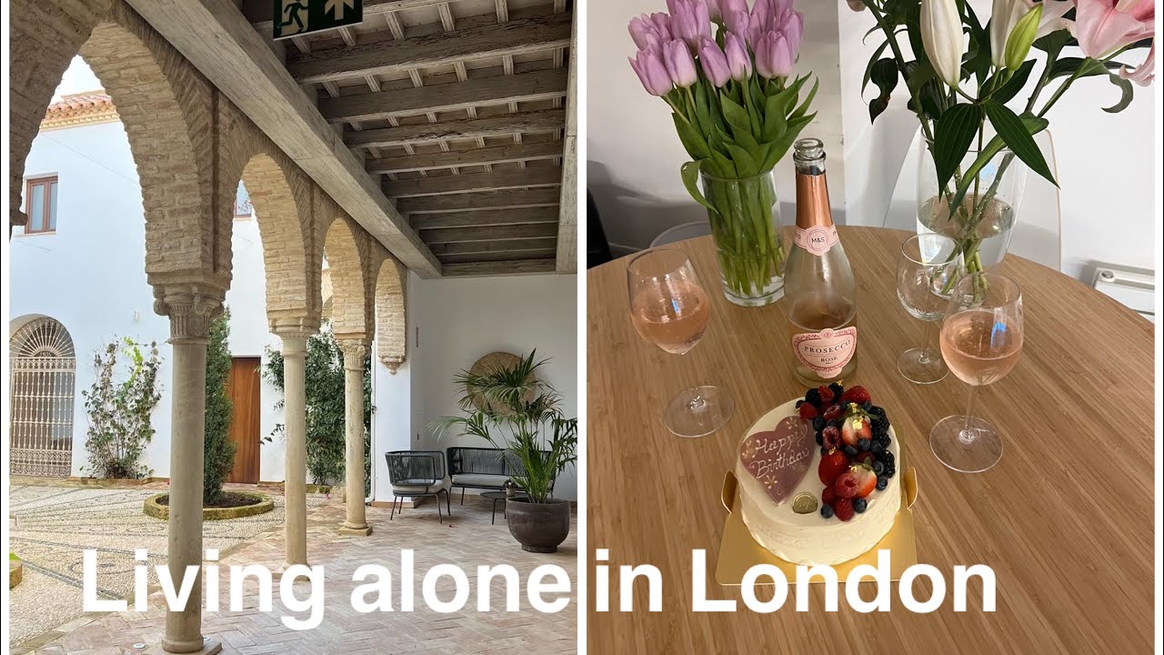 Living alone in London| Christmas holiday travel| Food shopping and cooking| Birthday in London 🎂