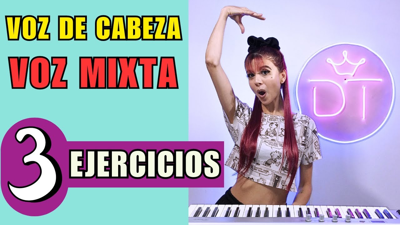 ✔EJERCICIOS PARA VOZ DE CABEZA Y VOZ MIXTA ✔Calentamiento vocal mujer y hombre ✔Aprender a cantar