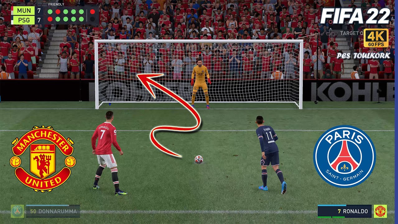 4K | Penalty Shootout 7-8 | Manchester United vs PSG  | Gameplay #1