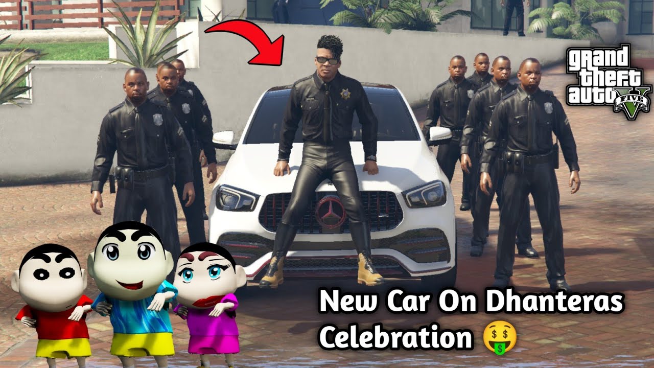 GTA 5: Franklin Buying his Own Car 😰On Dhanteras Day Shinchan Happy & Accident Girl 🥲Ps Gamester