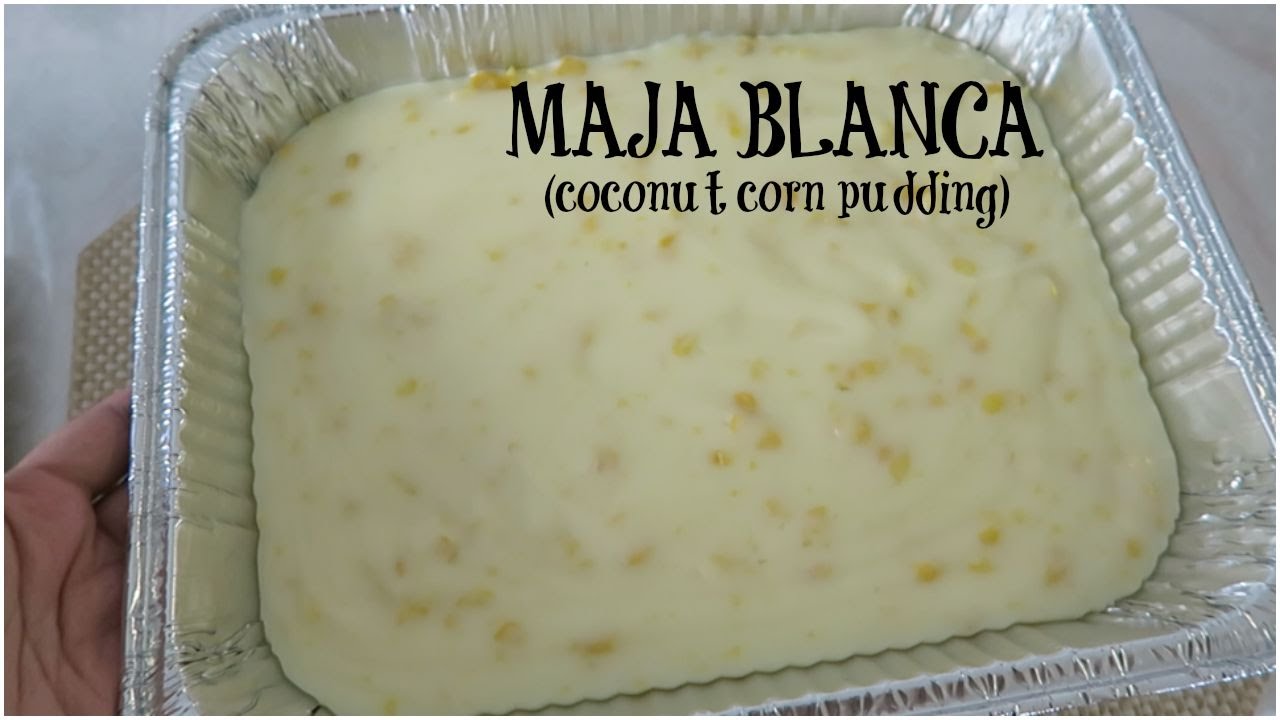Maja Blanca (Coconut Corn Pudding) | Melbeezee Cooks feat. Mama Beezee