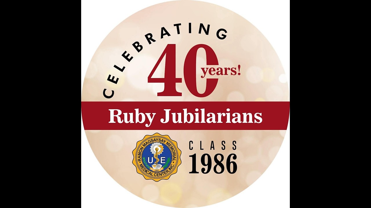 The UERM Med Class of 1986 40th (Ruby) Jubilee Celebrations.