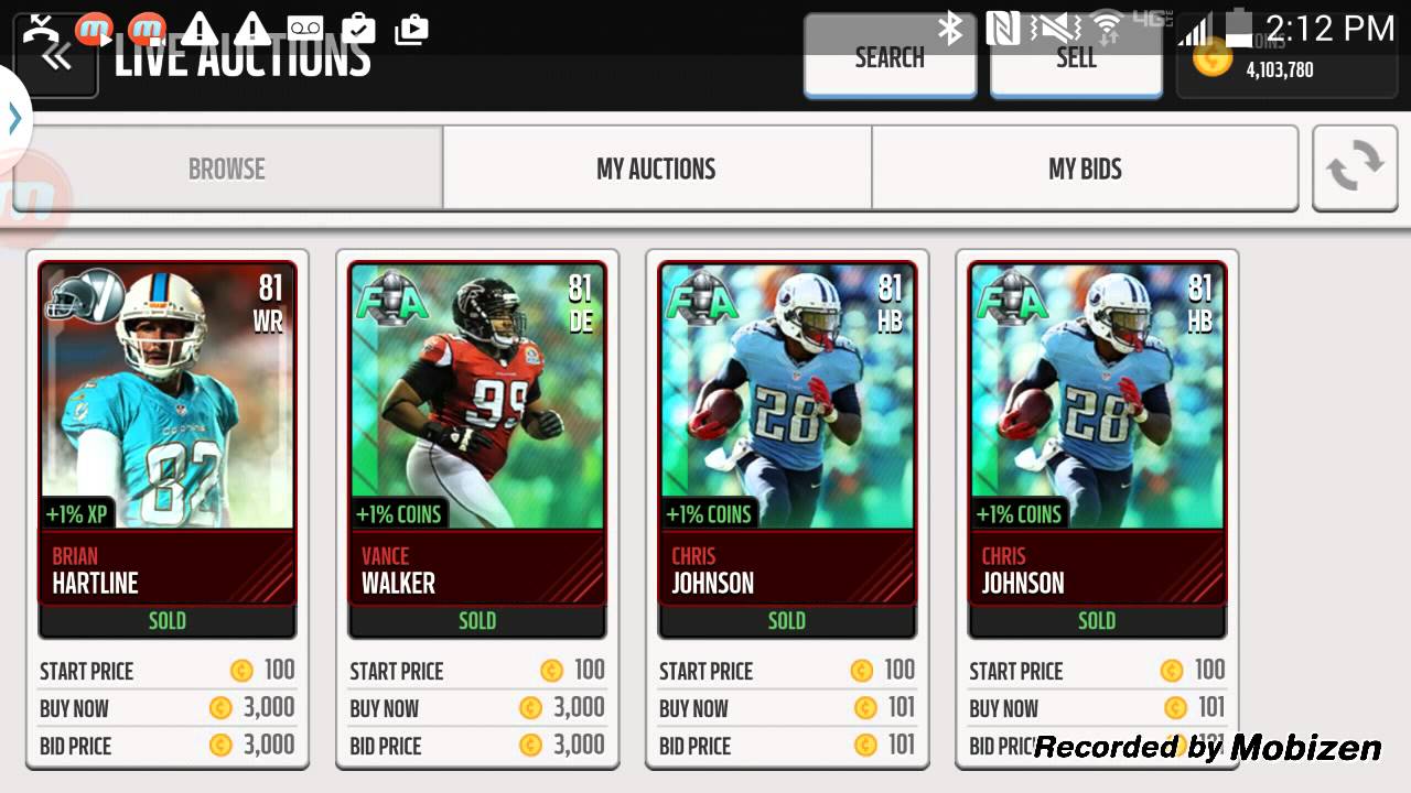 Madden Mobile Sniping Filters!
