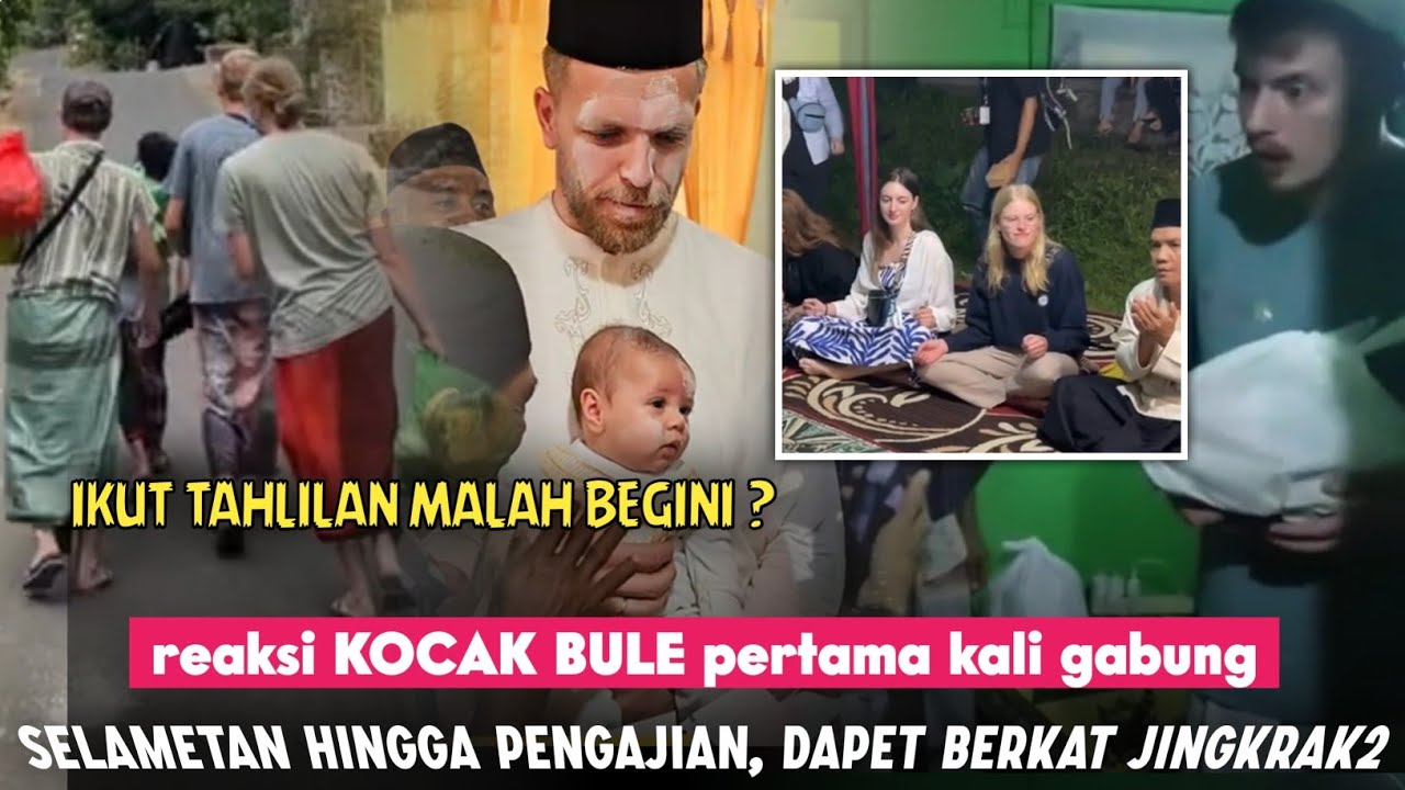 MEREKA SULIT LUPAKAN INDONESIA‼️Hal Unik ini di temui para BULE SAAT IKUT SLAMETAN HINGGA PENGAJIAN