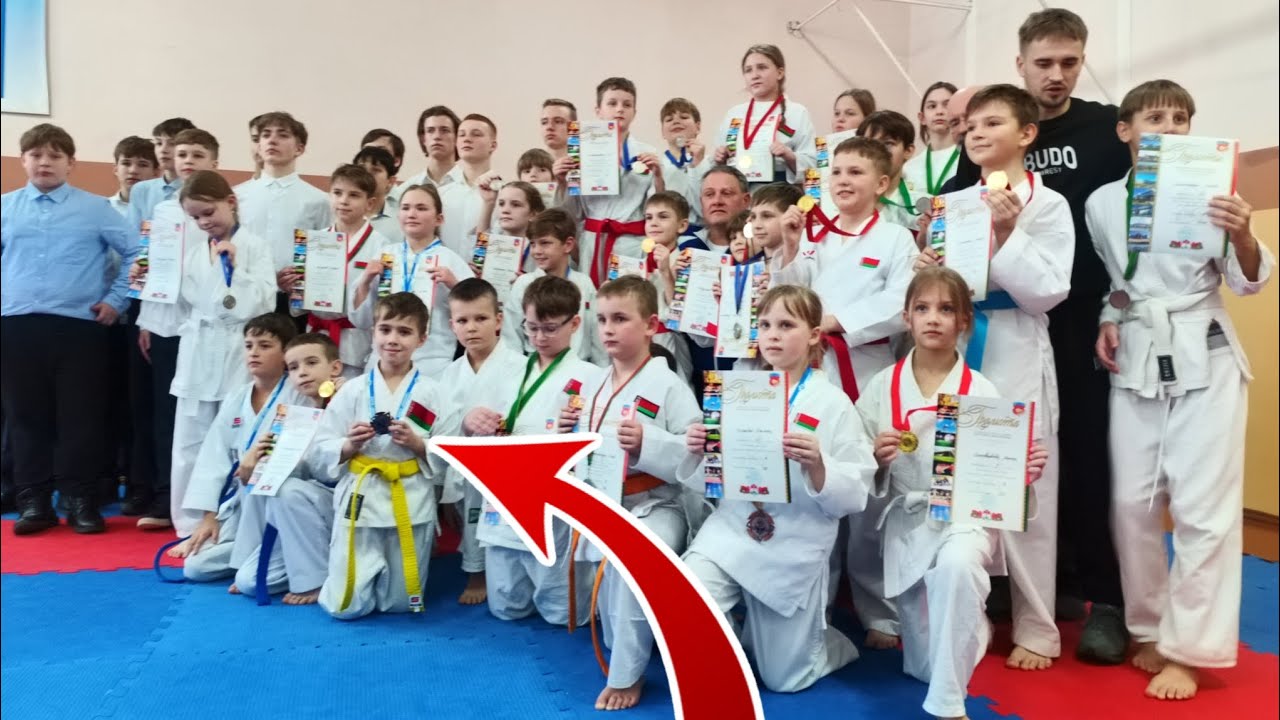 Тяжёлые три боя... Миша на пьедестале!  Кёкусинкай (Киокушинкай) карате.