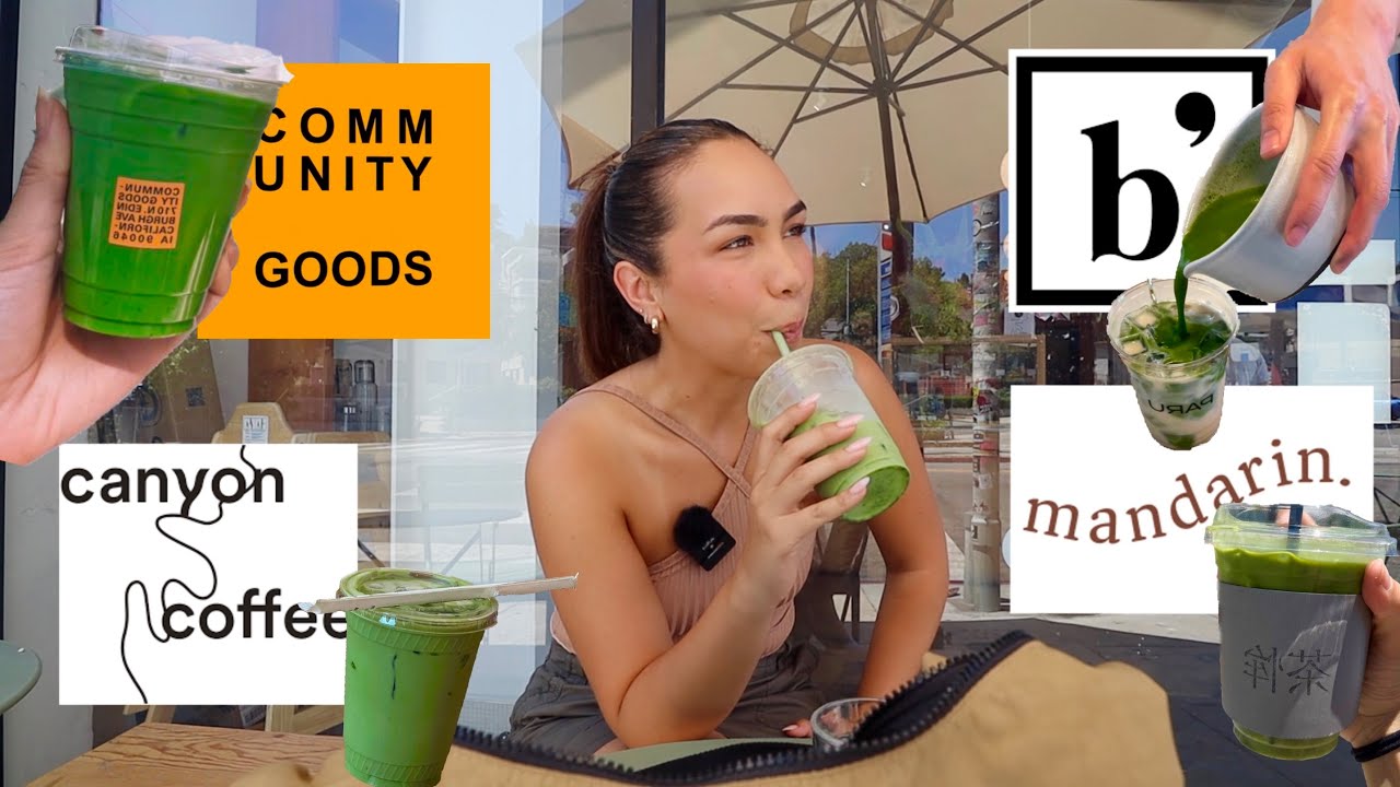 TRYING TOP RATED MATCHA SPOTS IN LA