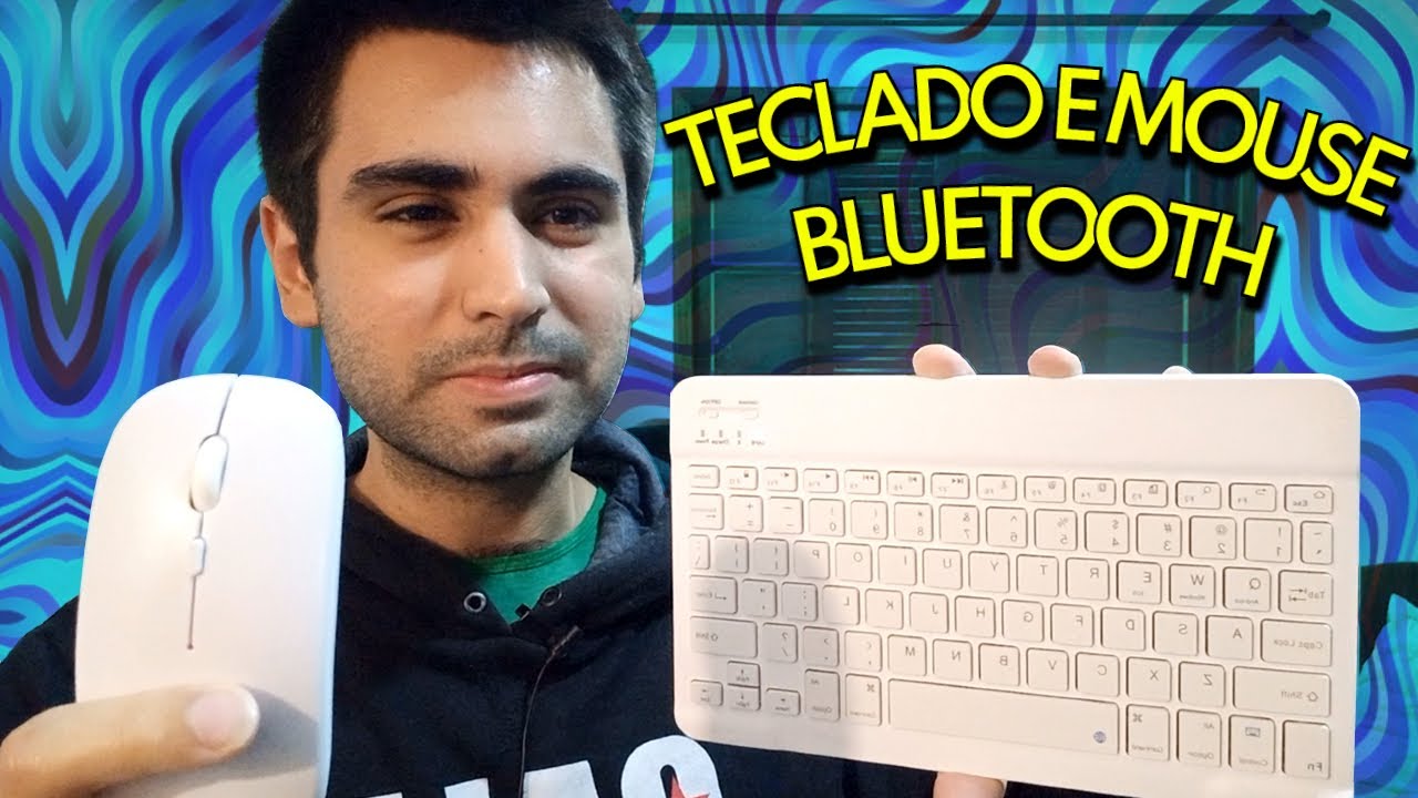 MOUSE E TECLADO BLUETOOTH PARA CELULAR, TABLET E PC!