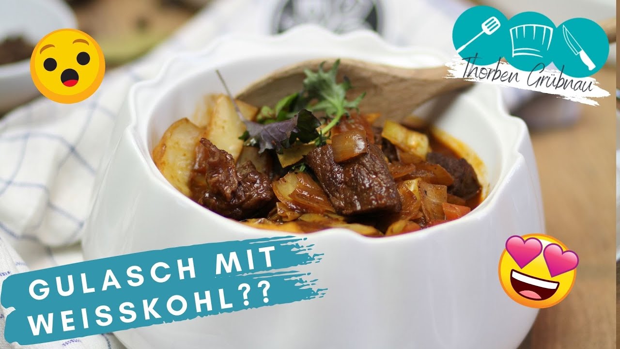 Einfaches Rezept für Gulasch mit Weißkohl  - Thorben Grübnau