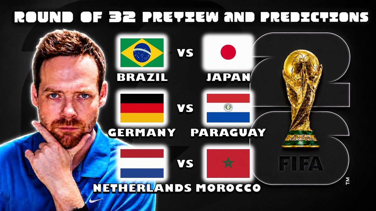 My World Cup Round of 32 Preview & Predictions! June 29th 2026