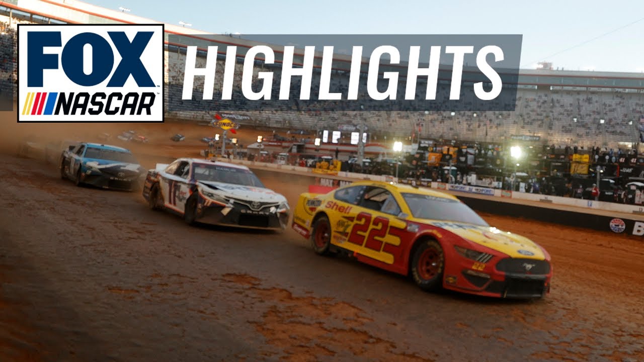 FINAL LAPS: Joey Logano outruns Denny Hamlin in overtime at Bristol | NASCAR ON FOX HIGHLIGHTS