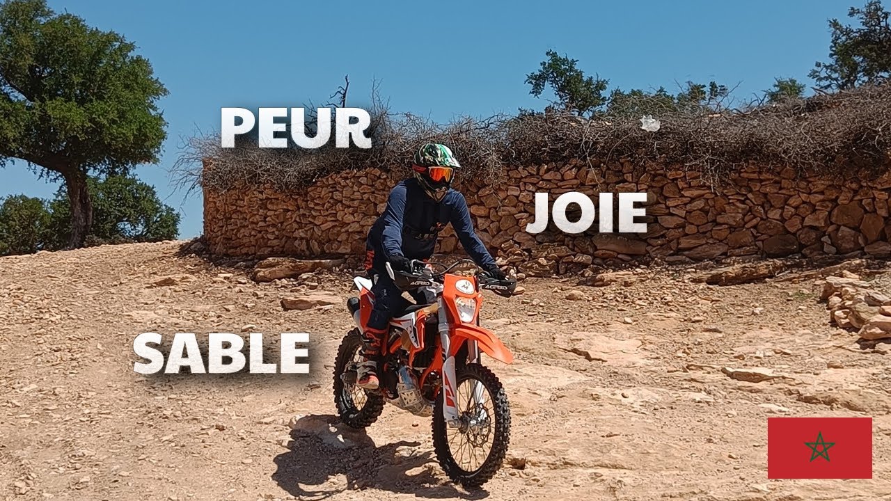 J'ai poussé la KTM 250 EXC à bout jusqu'à Essaouira !