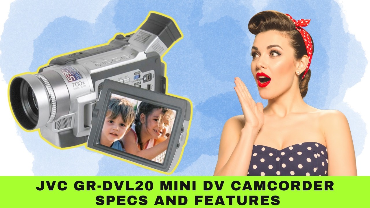 JVC GR-DVL20 Mini DV Camcorder (1999) - Play and Digitize MiniDV Tapes -Specs and Features