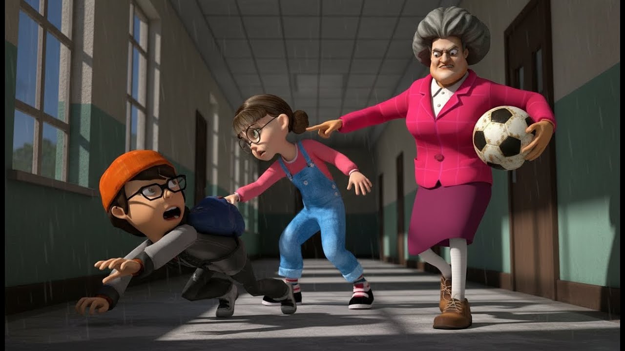 Scary Teacher 3D Nick and Tani | Trying Escape Miss T and Retrieve Soccer Ball Mission | VMAni Funny