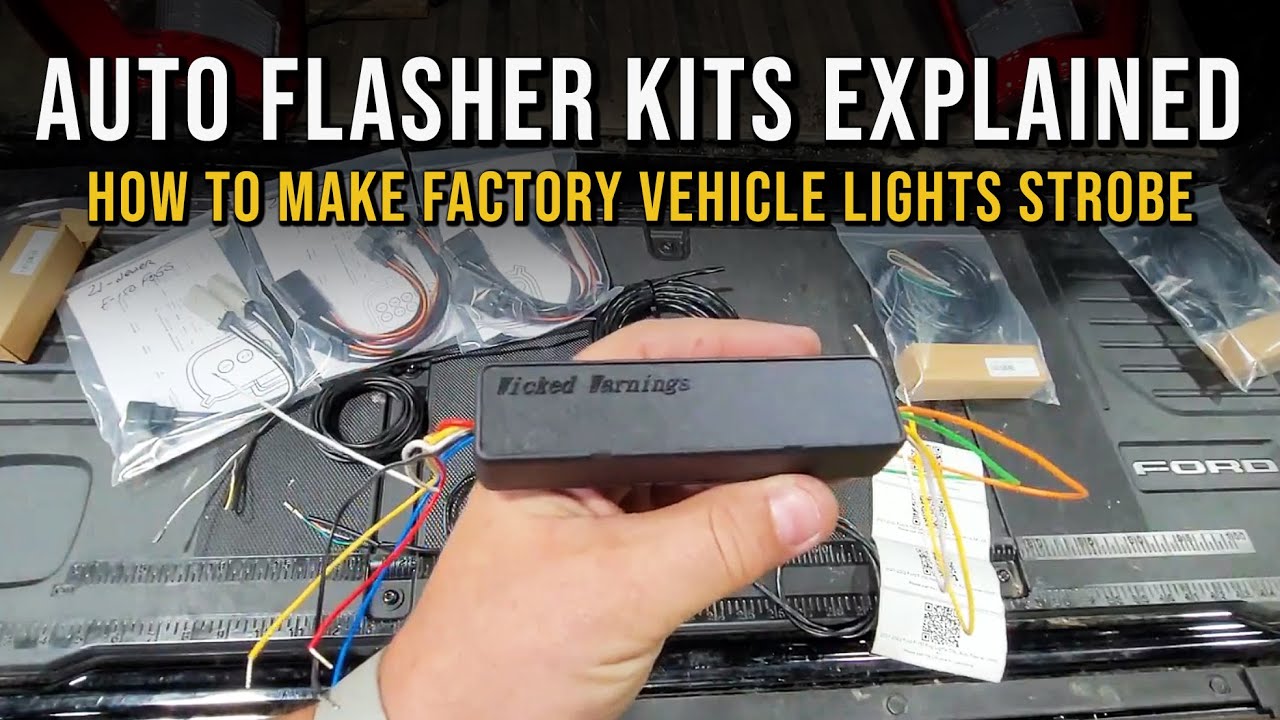 Auto Flasher Kits Explained: How to Make Factory Vehicle Lights Strobe