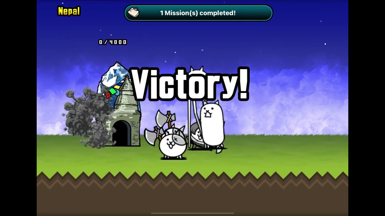 Today we will be playing the battle cats