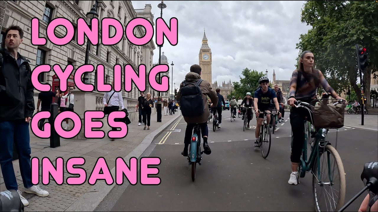 🚲 London tube strike cycling boom: Knightsbridge to Bank in rush hour