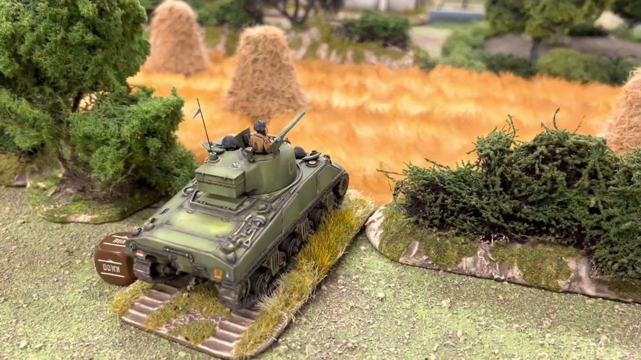 Bolt Action Battle Report British v German Normandy 1944 Clash at La Ferme Barbie