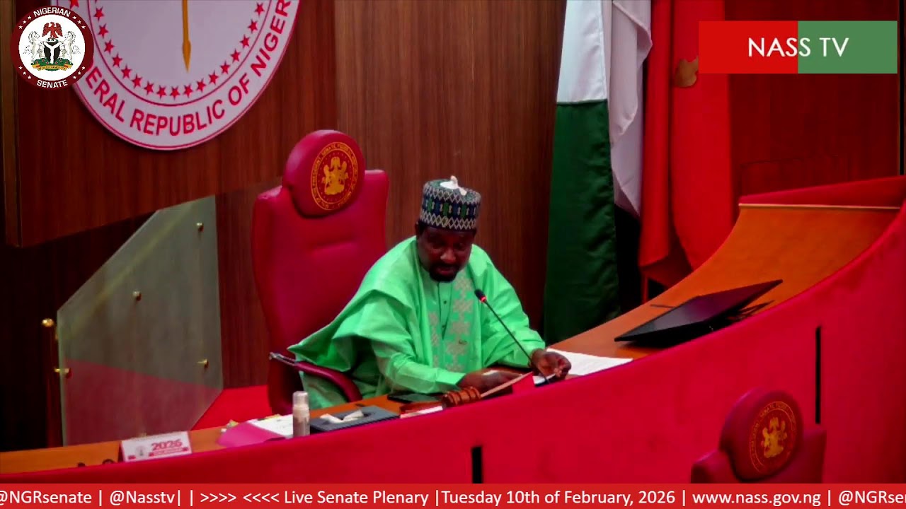 LIVE SENATE PLENARY TUESDAY 10TH 0F FEBRUARY, 2026.