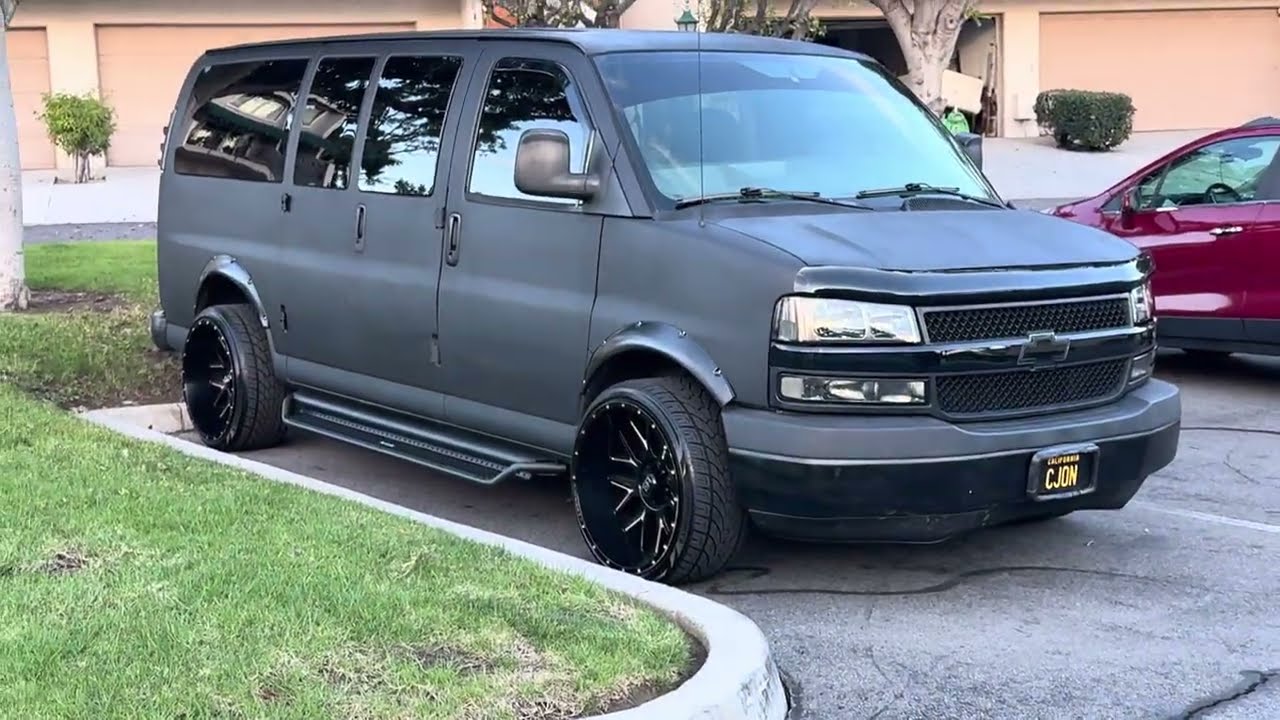 Chevy express running boards and ladder. 