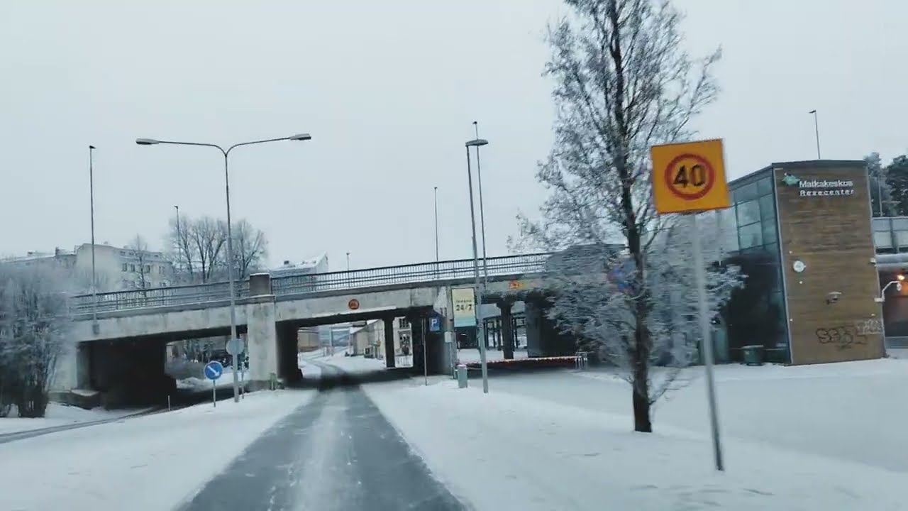 I Was Not Ready for This Snow! | Vaasa Winter Drive
