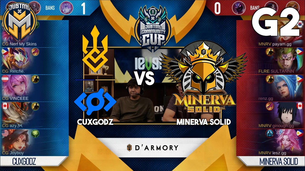 CG vs MNRV - GAME 2 | Playoffs | Just ML Community Cup