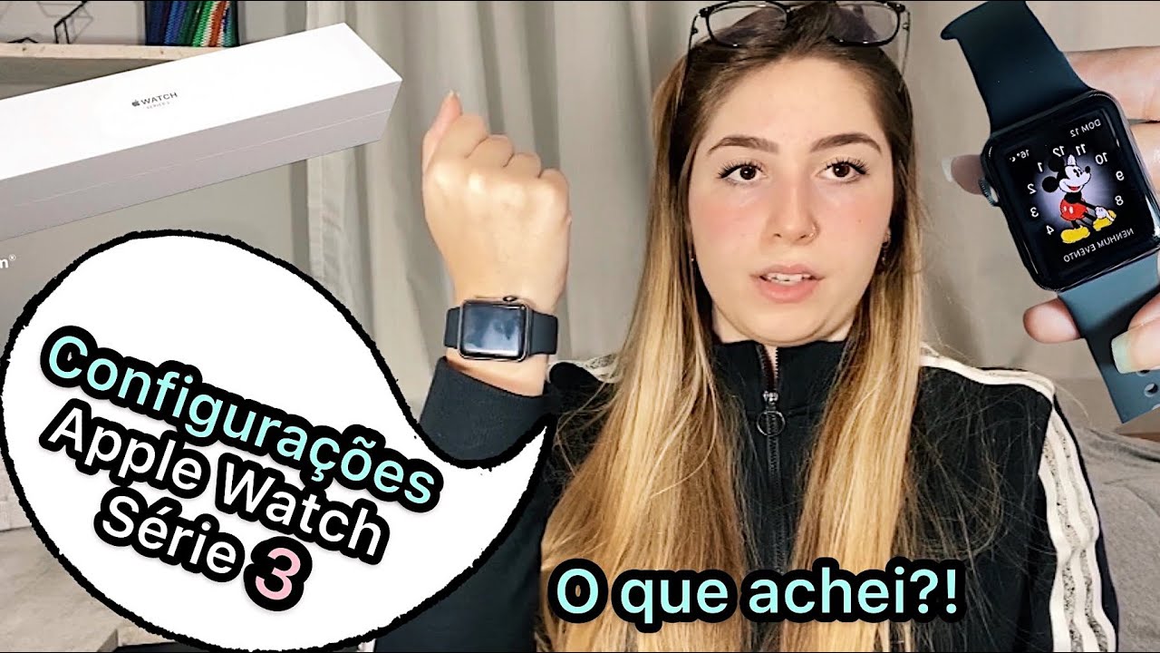 TUDO SOBRE MEU Apple Watch Serie 3 - Configurações/O que achei?!