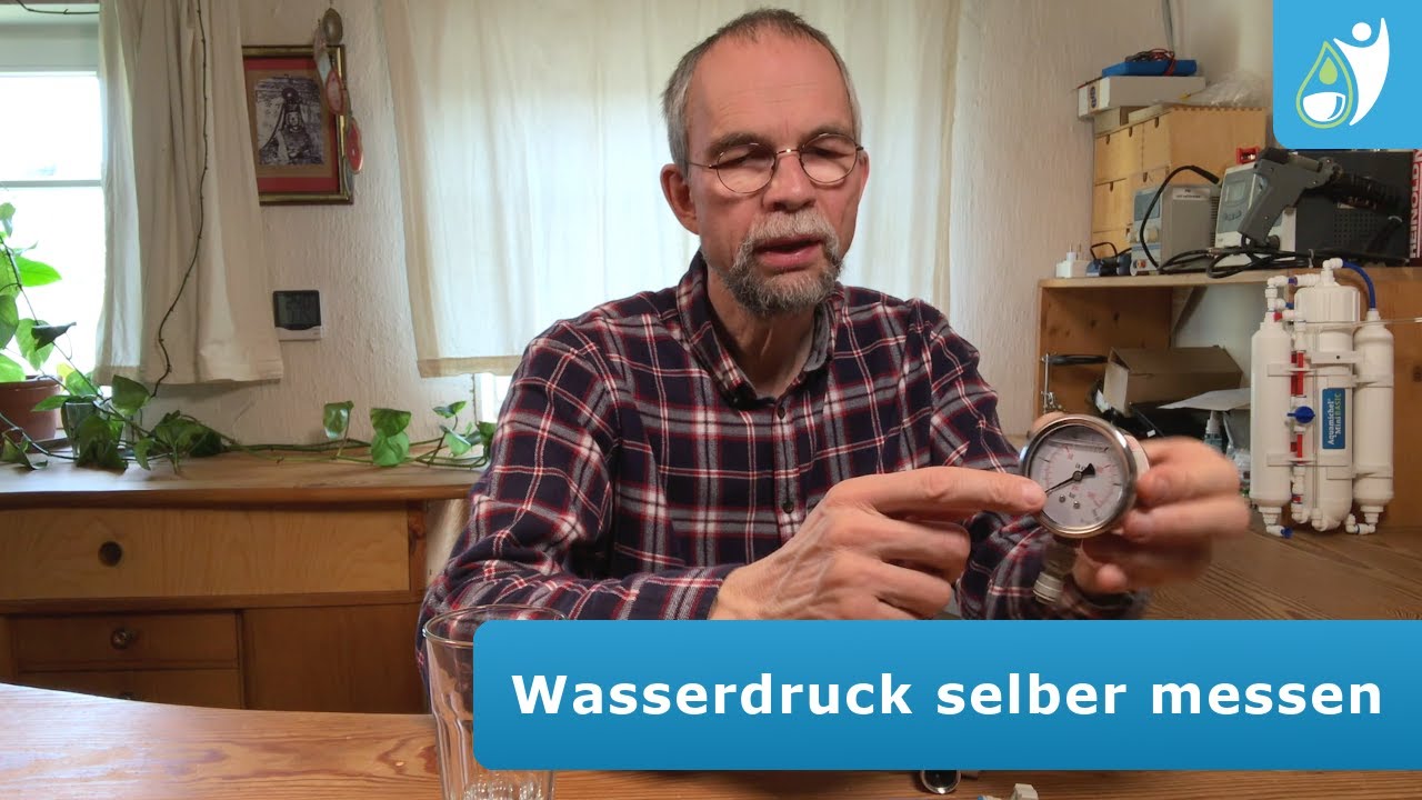 Wasserdruck selber messen