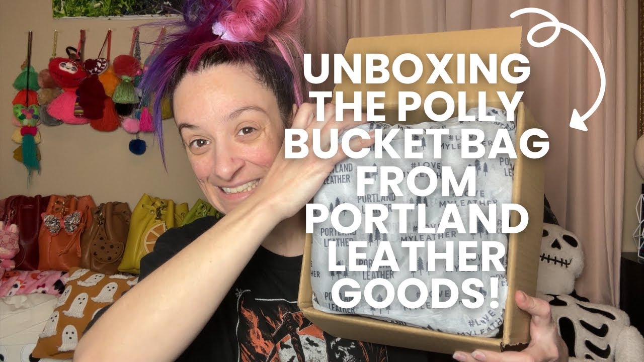 Распаковка НОВОЙ сумки Polly Bucket от Portland Leather Goods в рамках акции «12 дней радости»!