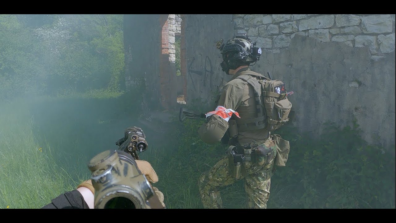 [Airsoft] Just enjoying GBBR with friends (Cyma MWS)